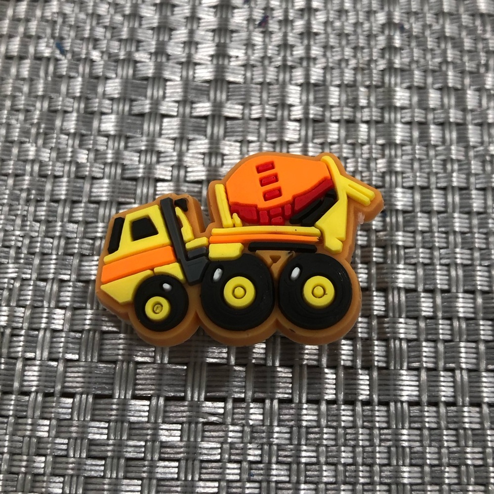 5/$10 Cement mixer crocs charm